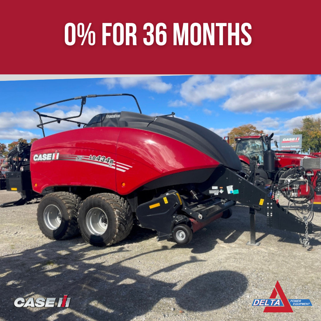 0% FOR 36 MONTHS ON SELECT COMMERCIAL MAJOR HAY & FORAGE